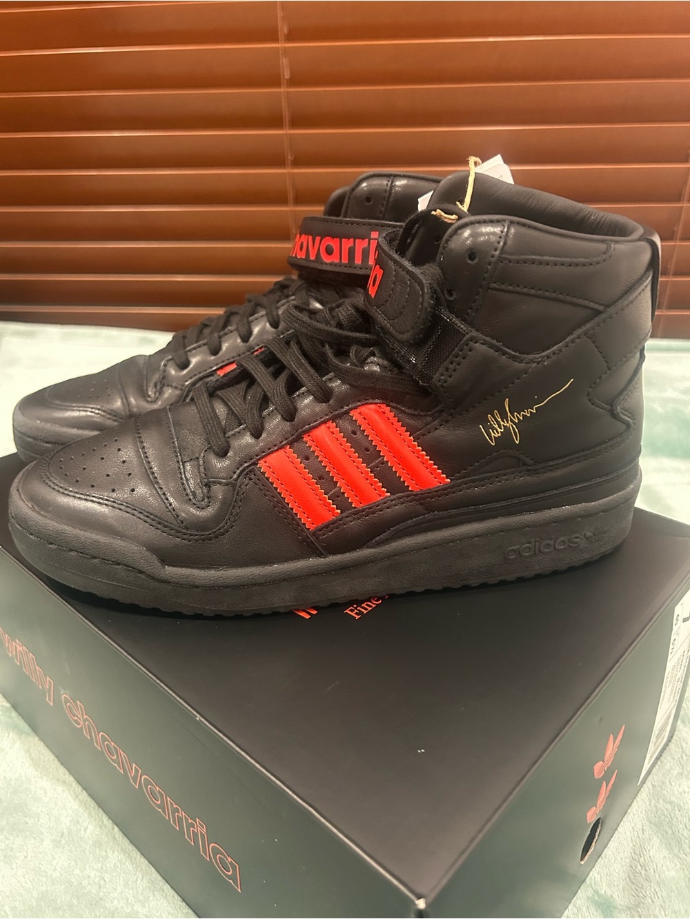 Adidas X Willy Chavarria Hightop Sneakers